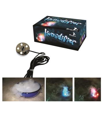 Rookmachine atomizer met led