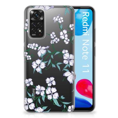 Xiaomi Redmi 10 | Redmi Note 11 4G Uniek | TPU Case | Blossom White