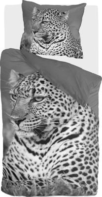 Byrklund Dekbedovertrek Stay Untaimed - 140x220 - 100% Katoen - Antraciet