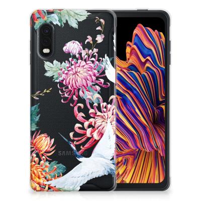 Samsung Xcover Pro | TPU Hoesje | Bird Flowers
