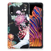 Samsung Xcover Pro | TPU Hoesje | Bird Flowers