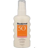Biodermal Zonnespray gevoelige huid SPF50+ 175 Milliliter