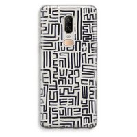 Moroccan Print: OnePlus 6 Transparant Hoesje