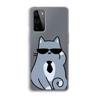 Cool cat: OnePlus 9 Pro Transparant Hoesje