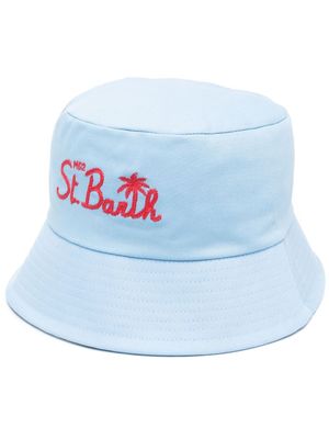 MC2 Saint Barth bob à logo brodé - Bleu