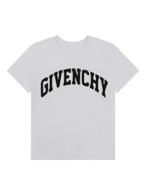 Givenchy Kids t-shirt à patch logo - Blanc