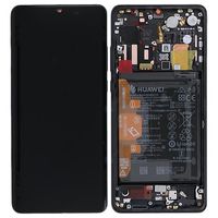 Huawei P30 Pro LCD Display (Service pack) 02352PBT - Zwart - thumbnail