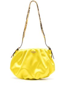 Moschino sac porté épaule à logo - Jaune