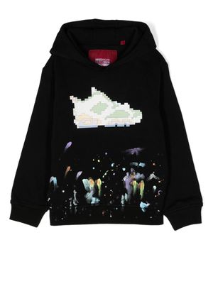 Mostly Heard Rarely Seen 8-Bit hoodie à imprimé serpent - Noir