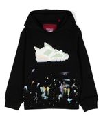 Mostly Heard Rarely Seen 8-Bit hoodie à imprimé serpent - Noir