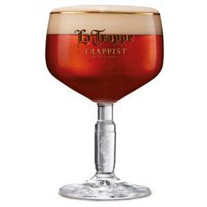 La Trappe bierglas op voet - 25cl