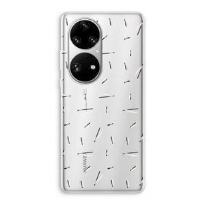 Hipster stripes: Huawei P50 Pro Transparant Hoesje
