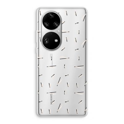 Hipster stripes: Huawei P50 Pro Transparant Hoesje