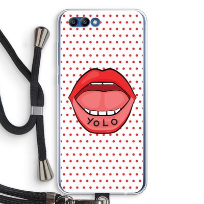 Yolo Denise: Honor 10 Transparant Hoesje met koord