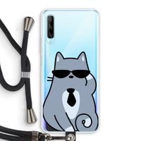 Cool cat: Huawei P Smart Pro Transparant Hoesje met koord
