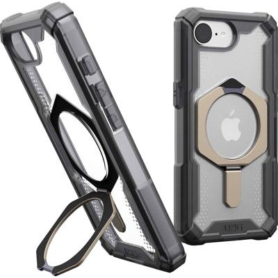 Urban Armor Gear Plasma XTE Outdoor telefoonhoes Apple iPhone 16e Transparant, Titaan Inductieve lading, MagSafe compatible, Met standfunctie, Stootbestendig