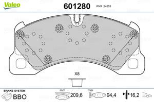 Valeo Remblokset 601280