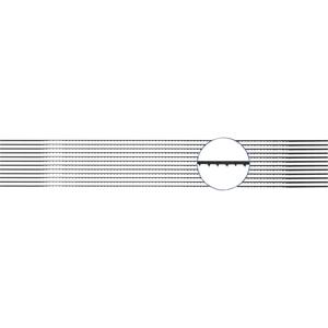 Figuurzaagblad voor metalen verpakking van 12 stuks Donau Elektronik 810442