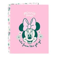 Ringmap Minnie Mouse Minty Roze A4 26.5 x 33 x 4 cm