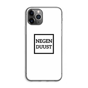 Negenduust vierkant: iPhone 11 Pro Max Transparant Hoesje