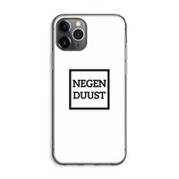 Negenduust vierkant: iPhone 11 Pro Max Transparant Hoesje