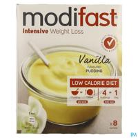 Modifast Intensive Vanilla Flavoured Pudding 8x55g - thumbnail
