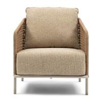 Riviera Maison Tuinstoel buiten - Sanur Outdoor Lounge Chair - Beige