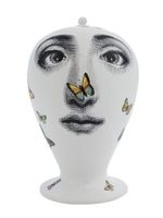 Fornasetti face print vase - Blanc - thumbnail