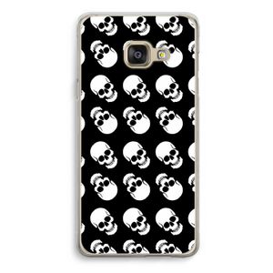 Musketon Skulls: Samsung Galaxy A3 (2016) Transparant Hoesje