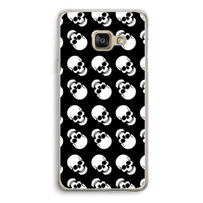 Musketon Skulls: Samsung Galaxy A3 (2016) Transparant Hoesje