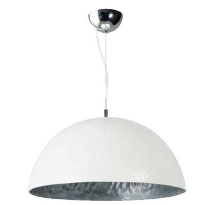 Mezzo tondo wit zilver 70cm hanglamp