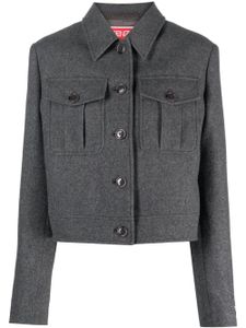 Kenzo veste England à patch logo - Gris