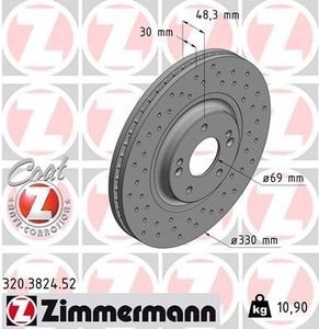 Remschijf SPORT REMSCHIJF COAT Z 320382452