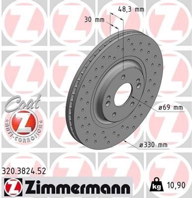 Remschijf SPORT REMSCHIJF COAT Z 320382452