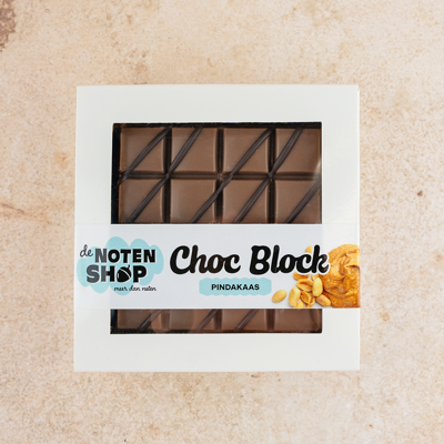 Choc block pindakaas (100 gram)