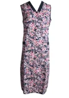 Ma Flodder jasschort Lila/Rose bloemetje 4
