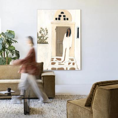 Urban Cotton Wandkleed 'Mediterranean Dream' 145 x 190cm in Frame - black Urban Cotton Wandkleed 'Mediterranean Dream' 145 x 190cm in Frame - black