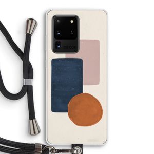 Geo #3: Samsung Galaxy S20 Ultra Transparant Hoesje met koord