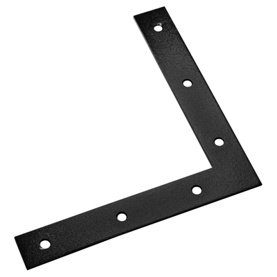 Waelbers Raamhoek 120mm zwart TXT p/4st KVP - 20 Stuk(s) - 2068KVP.24