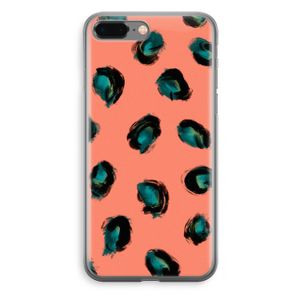Pink Cheetah: iPhone 8 Plus Transparant Hoesje