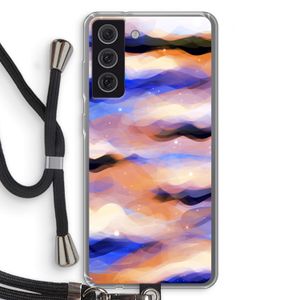 Donkere Wolken: Samsung Galaxy S21 FE Transparant Hoesje met koord
