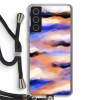 Donkere Wolken: Samsung Galaxy S21 FE Transparant Hoesje met koord