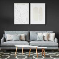 VidaXL Muurverf zwart 2,5 l wandprint