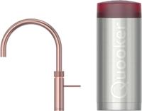 Quooker Fusion Round met COMBI+ boiler 3-in-1 kraan rosé koper