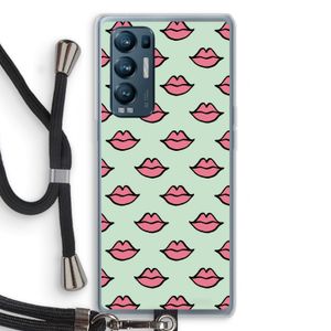 Lipjes: Oppo Find X3 Neo Transparant Hoesje met koord