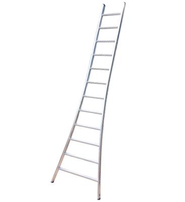Little Jumbo Enkele ladder SuperPRO met uitgebogen bomen - 6 sporten