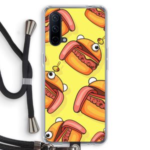 Hamburger: OnePlus Nord CE 5G Transparant Hoesje met koord