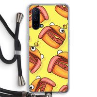 Hamburger: OnePlus Nord CE 5G Transparant Hoesje met koord