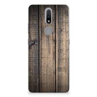 Nokia 2.4 | Bumper Hoesje | Steigerhout