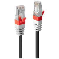 LINDY 45362 RJ45 Netwerkkabel, patchkabel CAT 6A S/STP 0.50 m Zwart 1 stuk(s) - thumbnail